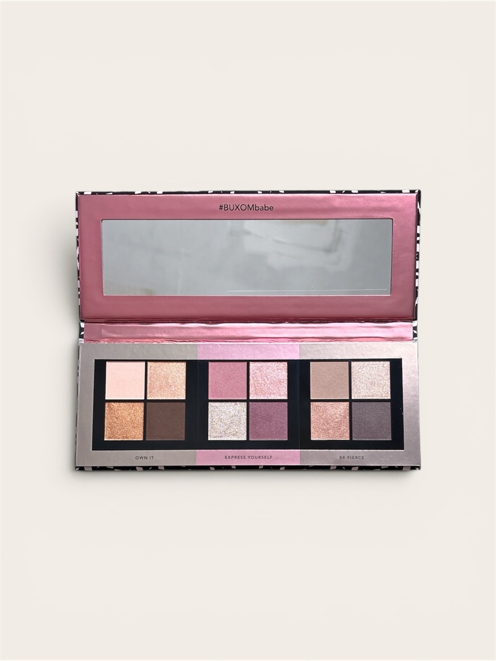 Buxom Eyeshadow Palette in Pink, Rose Gold, Champagne & Brown Shades